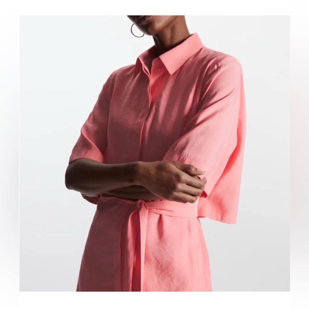 COS Pink Midi Dress